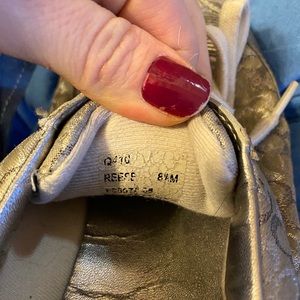 Coach silver sneakers